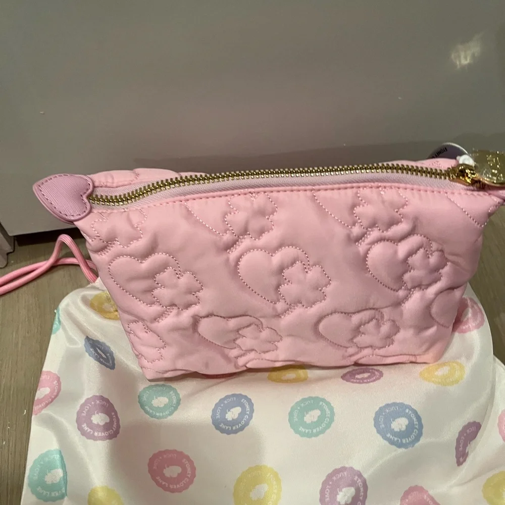 NWT Stoney Clover Lane Sweet 16 Small Pouchette Case Bag Pink